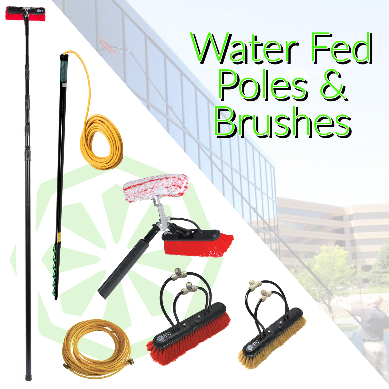 IPC Eagle UltraPure Tools: Waterfed Poles, Brushes, Hoses, Filters, Etc.